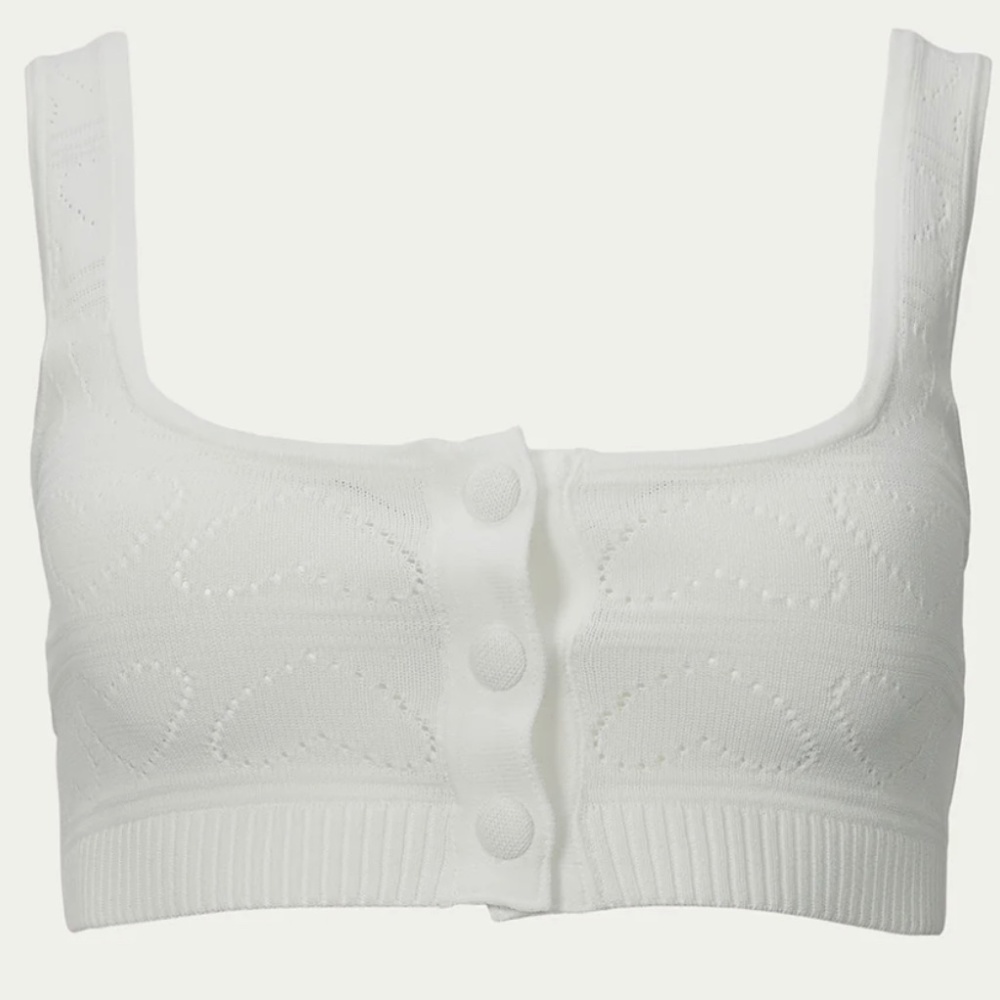 For Love and Lemons Neve Crop Tank Sweater